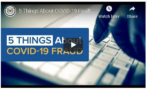5 Things to Know about COVID-19 scams