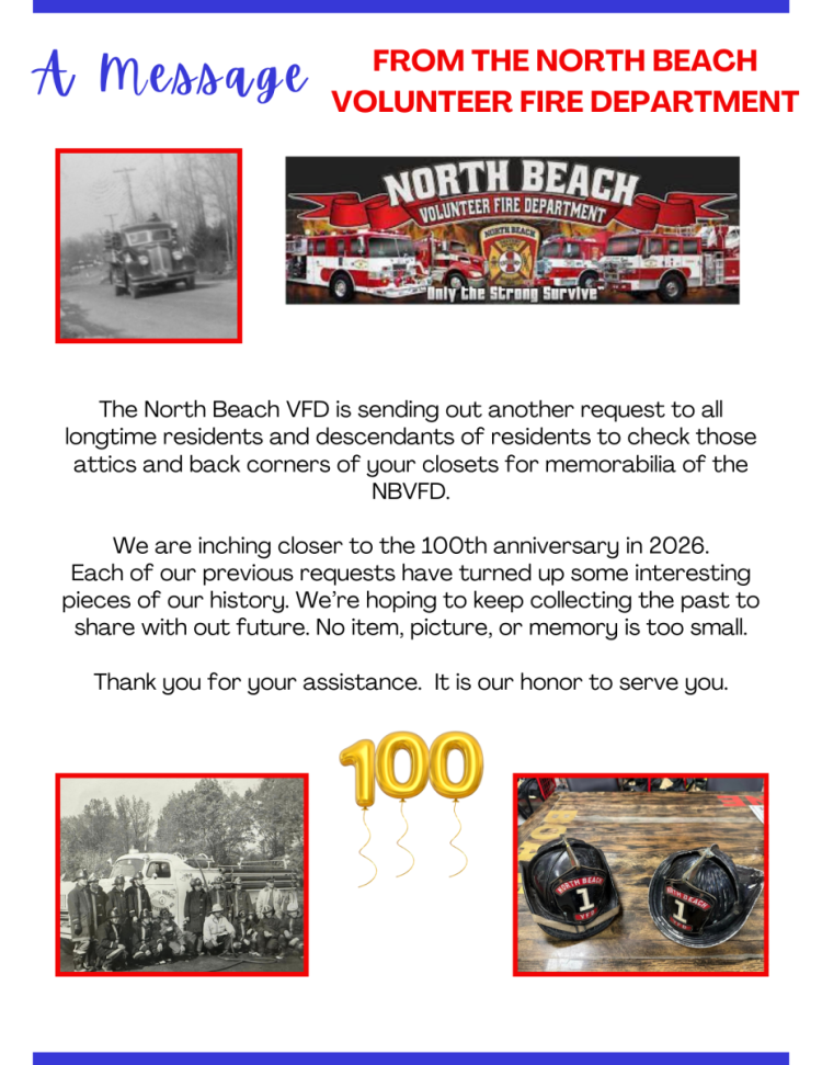 A message from NBVFD