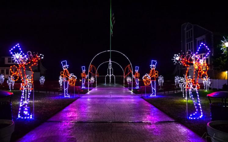 Image of the Towns lights